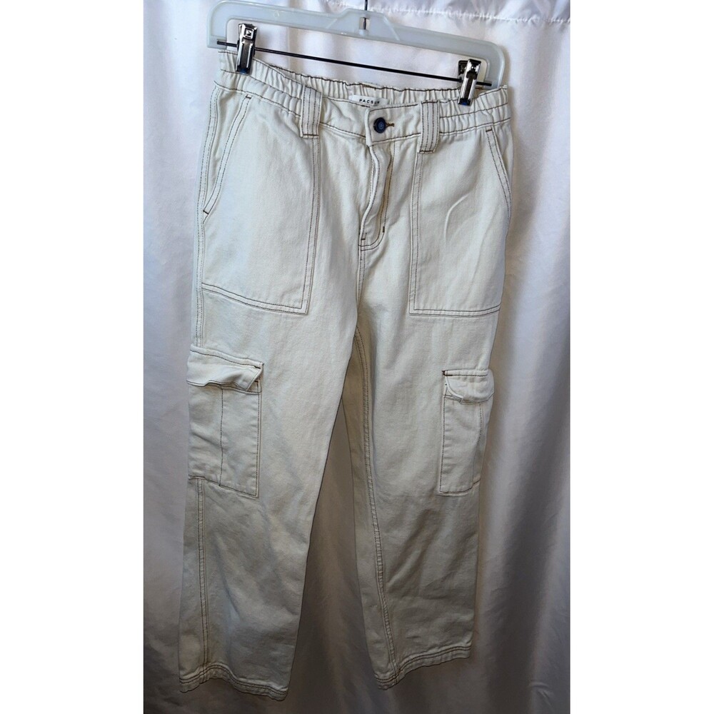 PacSun Men’s Bone Utility Cream Cargo Pants Size M Gorpcore Skater Streetwear